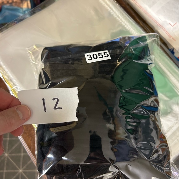 Perse Wool Turtleneck Knit Midi Dress Black Color Size M old Money Stretch - Picture 13 of 13